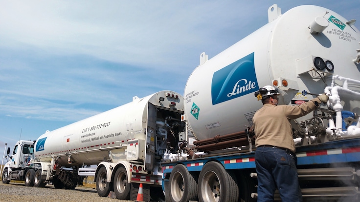 Linde nitrogen pumping services